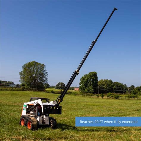 extendable boom skid steer|skid steer with telescopic boom.